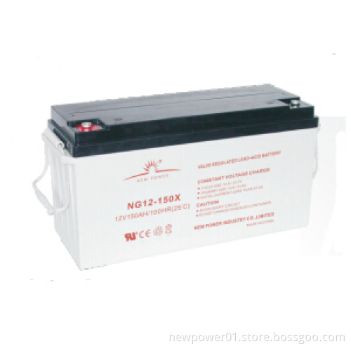 Storage Battery /PVC Gel Lead Acid Battery for UPS (NG12-150X)